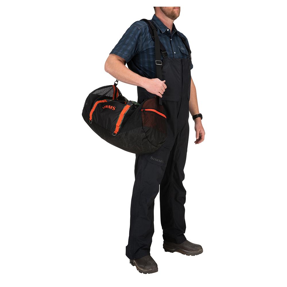 Simms Challenger Mesh Duffel Bag 60L in Black